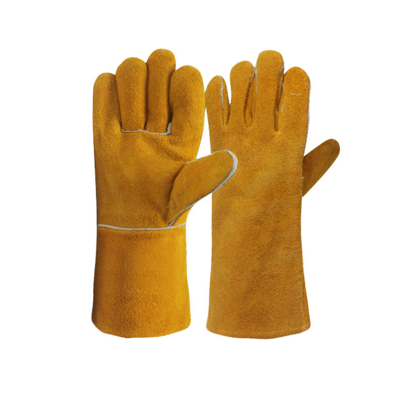 Leather Welding Gloves Heat / Fire Resistant Gloves
