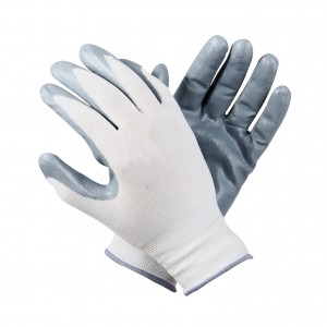Safety Work Gloves Nitrile Coated Work Gloves