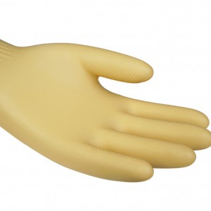 Rubber Cleaning Gloves Kitchen Dishwashing Gloves Thiab Cleaning Cloth