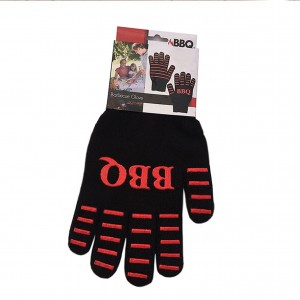 Amazon Suppliers Kitchen Oven Extreme Heat Resistant Gloves, Silicone Bbq Gloves Rau Grill Gloves