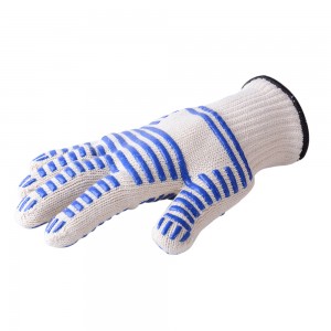 Amazon Suppliers Kitchen Oven Extreme Heat Resistant Gloves, Silicone Bbq Gloves Rau Grill Gloves