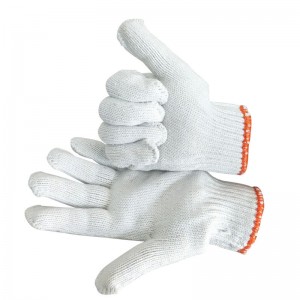High quality cheap durable white cotton gloves