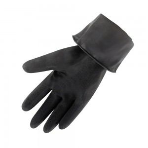 Wholesale Anti Slip Latex Chemical Resistant Rubber Gloves for Industry Use