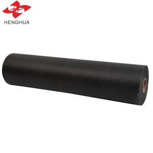 50 gsm μαύρο χρώμα TNT pp μη υφαντό ύφασμα με spunbonded interling καναπέ υλικό στρώματος για κάλυμμα επίπλων χρήση τσάντες κατασκευής τραπεζομάντιλων
