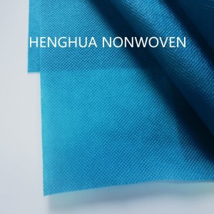 Tissu PPSB imperméable à l'eau de couleur bleu vert 70 g/m² 100% pp tissu non tissé filé en polypropylène tissu non tissé