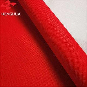 Grosir 70gsm merah 100% Polypropylene non woven spunbond kain kemasan kain untuk tas belanja