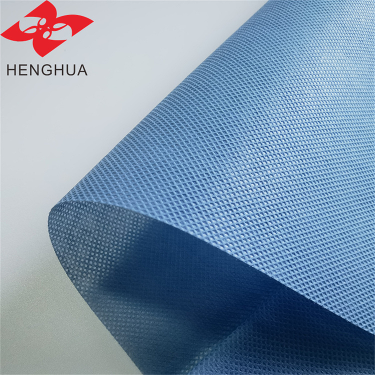 Polypropylene Spunbond Fabric Suppliers 70g Blue PP Spunbonded Fabric Price PP Fabric Nonwoven Use For Mask PP Fabric Roll Featured Image