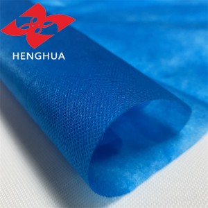 Фабрика оптом 25gsm-75gsm кольоровий поліпропілен нетканий спанбонд тканина пакувальна тканина рулони виробник