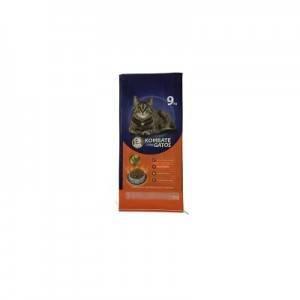 L-9KG matte film laminated cat food bag supply into animal feed industry