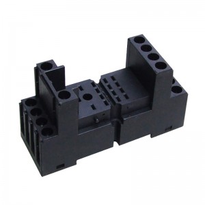 Prilagođeni crni ABS/POM plastični dijelovi obradom brizganjem plastike za elektroniku