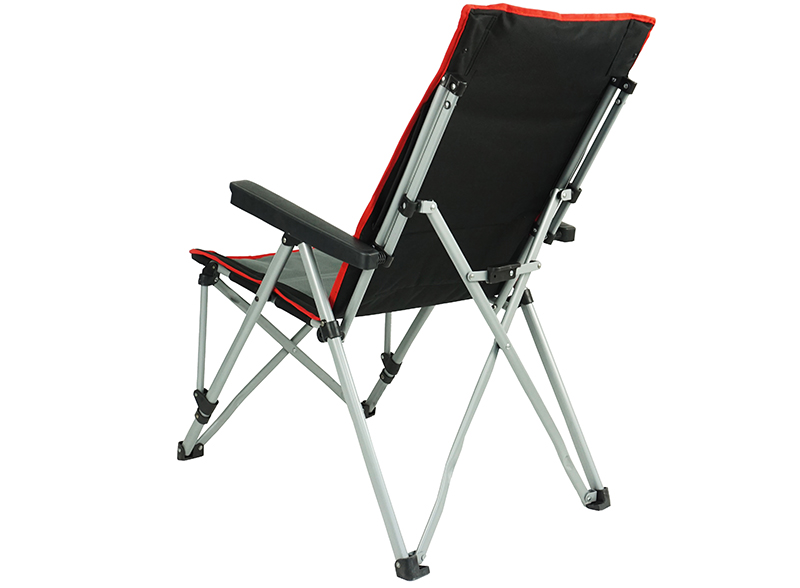 Protune Camping прилагодлива преклопна фотелја за раце со потпирач за глава