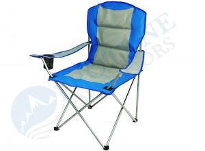 Protune Outdoor folding chair nga adunay arm rest ug cup holder