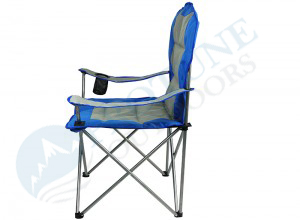 Cadeira dobrável ao ar livre Protune com apoio de braço e porta-copos