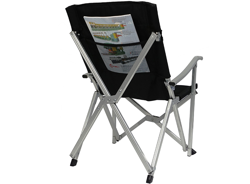 Krzesło składane aluminiowe Protune z podłokietnikiem