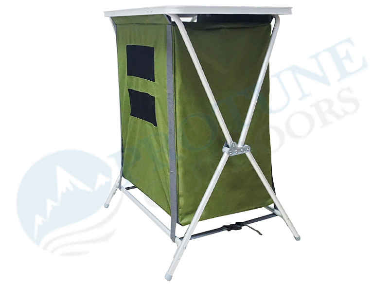Protune Outdoor camping cook cabinet ພັບໄດ້