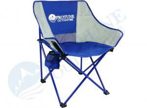 Chaise pliante Protune Oversize avec porte-gobelet