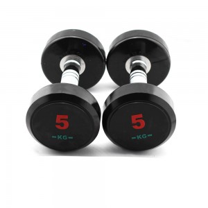 I-PRXKB Round Head Rubber Dumbbell