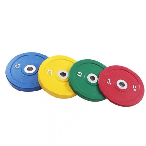 PRXKB fitness color rubber bumper plate
