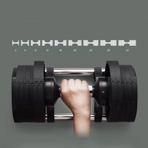 Ferstelbere hantelgewichtset Fergees gewichtset foar manlju en froulju Thúsgymnastyk Office Oefening en fitnessapparatuer Workout Body Building Training