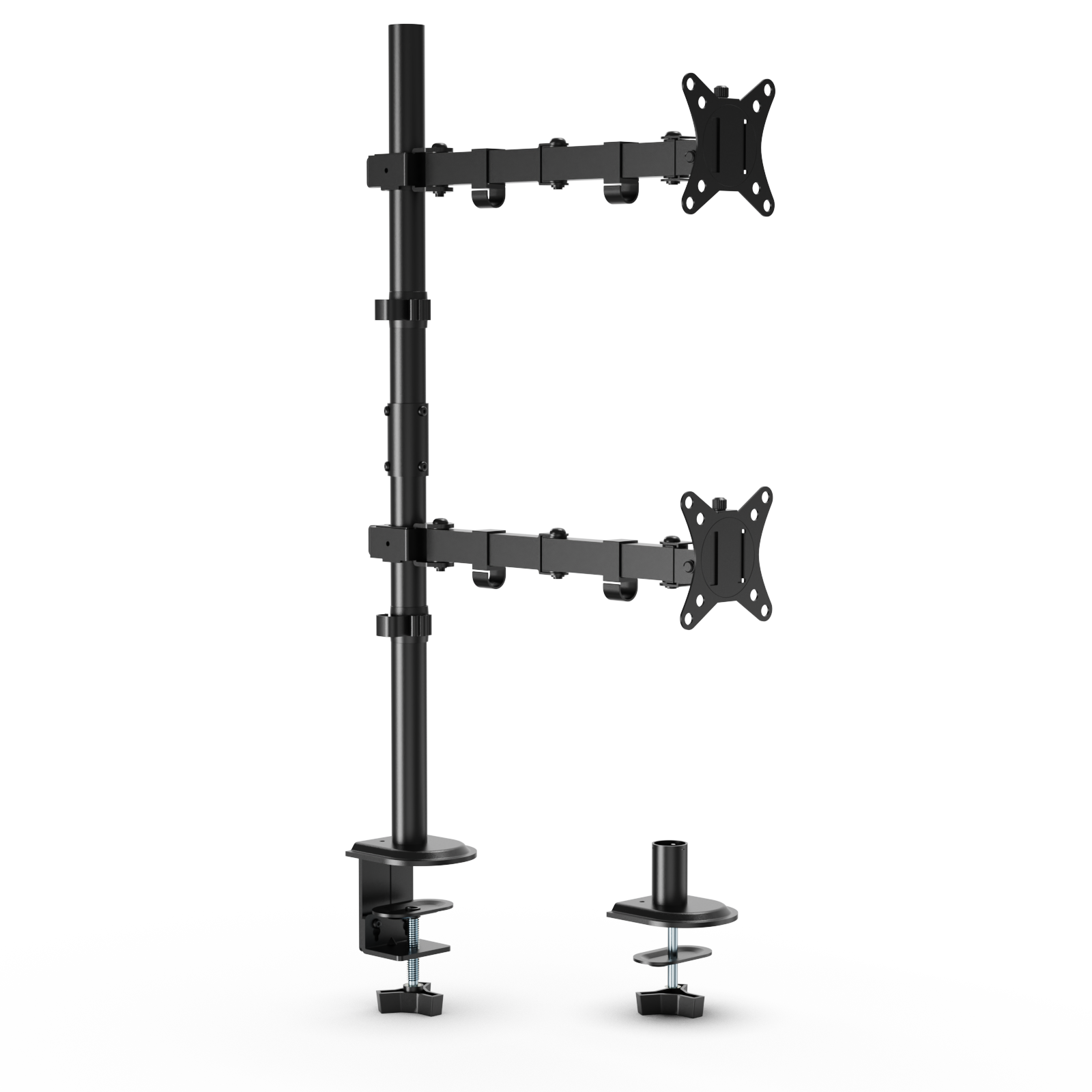 Monitor Mount for 2 Monitors for Most 17 - 32 Inch Screens