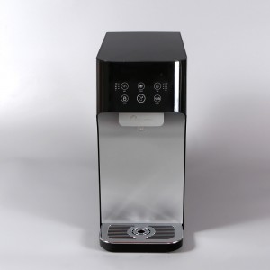 Dispensador de auga de ósmosi inversa Dispensador de auga quente de escritorio con filtro RO Purificador de auga RO de mostrador superior