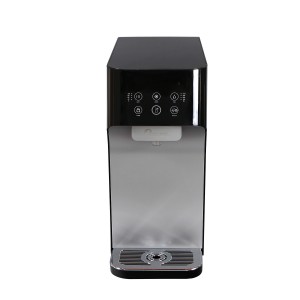 Dispensador de água Osmosi reverso Dispensador de água quente de mesa com filtro RO Contador de bancada RO purificador de água