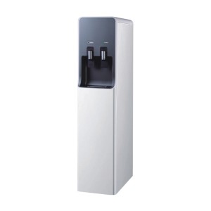 Máquina de refrixeración por compresor de dispensador de auga quente e fría de fábrica e de escritorio con purificador