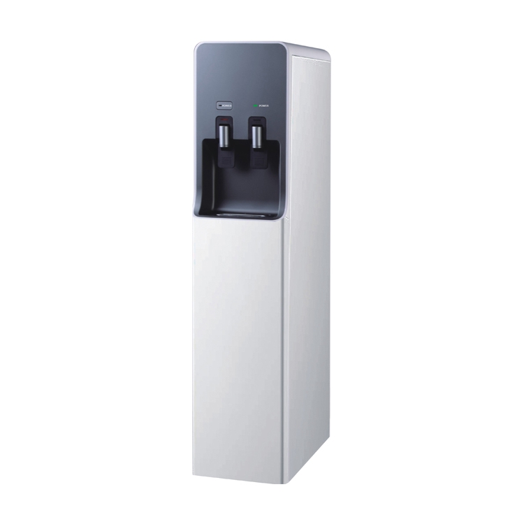 Máquina de refrixeración por compresor dispensador de auga quente e fría de escritorio e de escritorio por xunto de fábrica Imaxe destacada