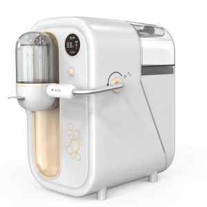 Inovativni mini aparat za penečo/soda vodo vključuje hladilnik vode