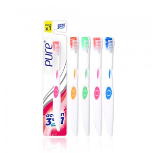 Biodegradable Toothbrush ස්වභාවික Bristle Toothbrush