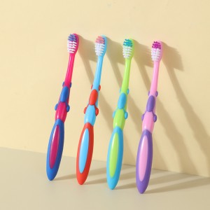 חנויות מפעל לסין מברשת שיניים מבמבוק אורגנית למבוגרים בצבע 100% מתכלה לסביבה
