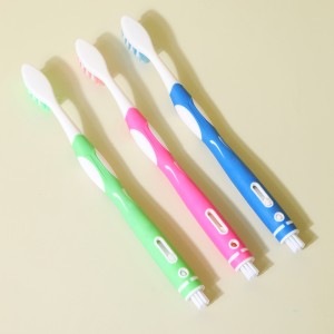 दंत उत्पादने क्लासिक स्वच्छ प्रौढ टूथब्रश