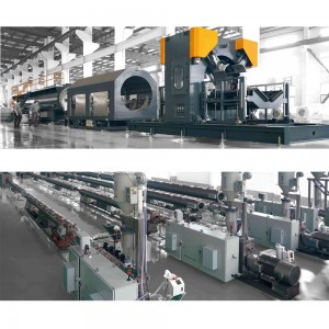 Maskin for produksjon av PVC-rør