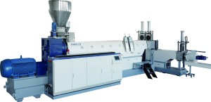 SJ type pelletizing machine for PP PE rigid plastics and squeezed plastics
