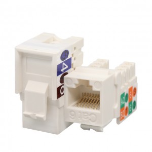 Ethernet Cat6 UTP RJ45 (8P8C) Modulu Jack Keystone mhux protett