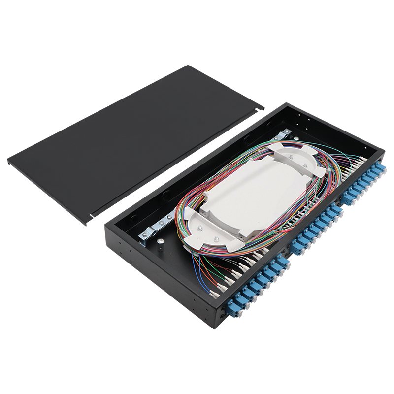 Puxin 48core LC e pajisur plotësisht me kuti terminali me fibër optike mund të pajiset me raft dollapi