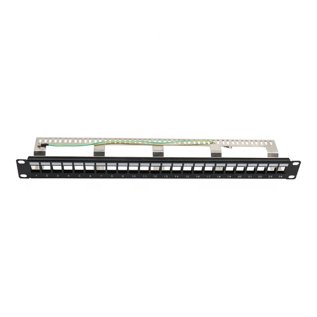 Network High Quality Stp Rj45 24 Port Unloaded Blank Patch Panel