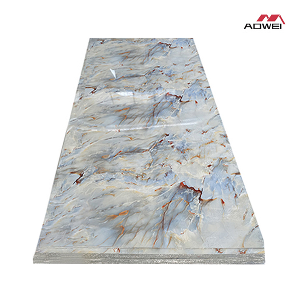 Flex PVC-marmor för väggdekoration