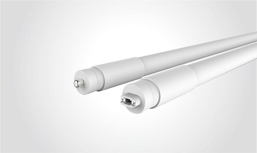 T8 8ft זכוכית LED חכם צינור A+B/B שני חלקים משולבים להיות צינור אחד (קל לתחבורה)