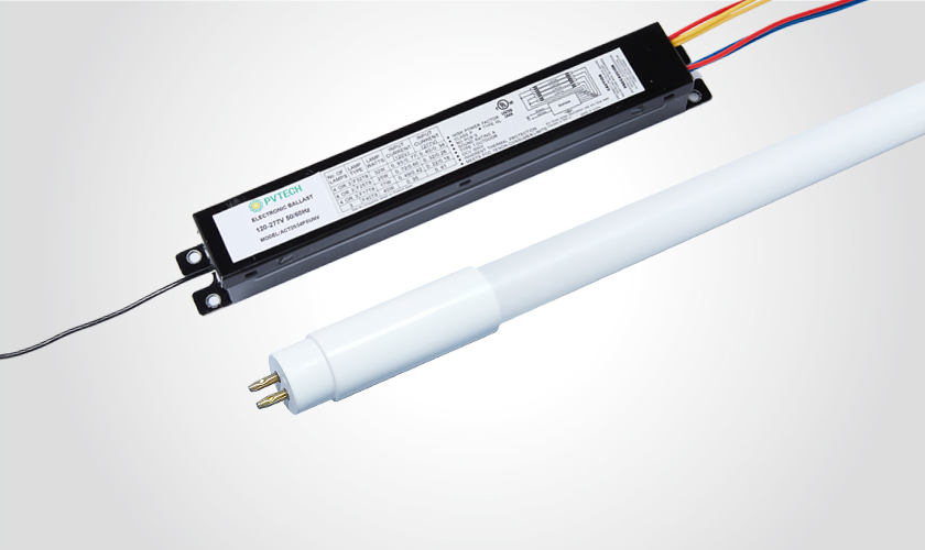 Tubo LED T5 TypeC Voltaje universal de alto lumen (AC120 - 277/347V)