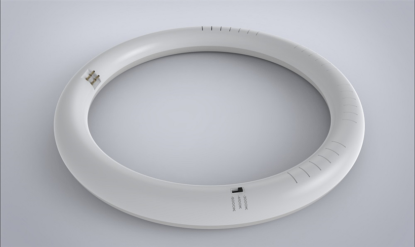 Anillo T9 / Tubo LED circular 3500K/4000K/5000 CCT conmutable