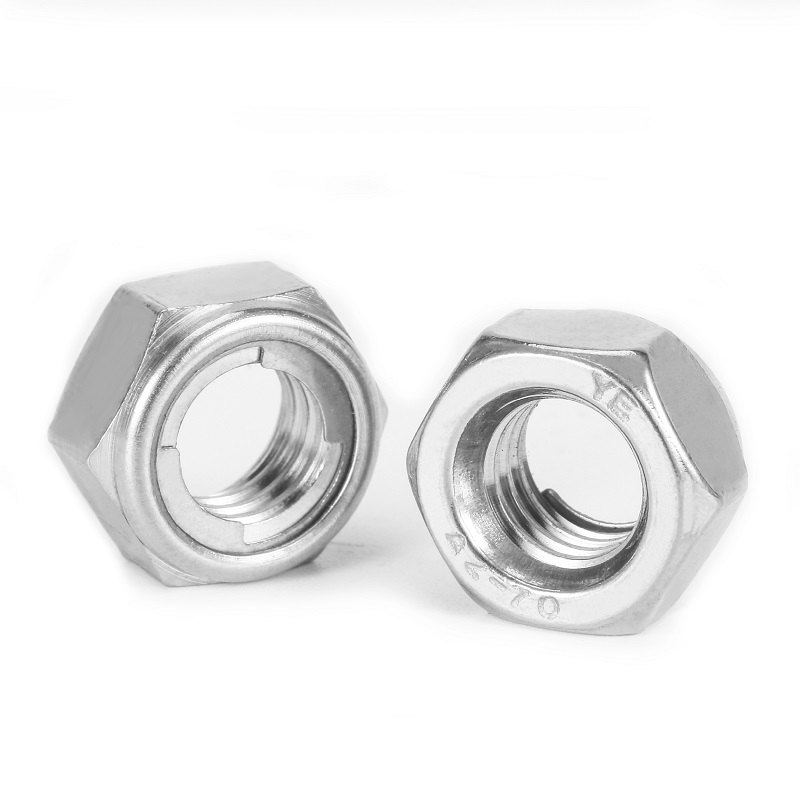 ສະແຕນເລດ DIN980M Metal Lock Nut Type M/ Stainless Steel Prevailing Torque Type Hexagon Nuts with two-piece Metal (Type M)/Stainless Steel All Metal Lock Nut