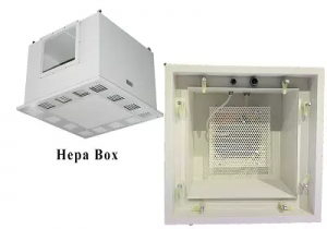 Skoonkamer HEPA-terminaalfilter Lugtoevoereenheidboks met GEL-filter