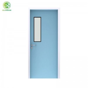 Qianqin Galvanized Glazing Steel ပန်းချီ Swing Single တံခါးများ