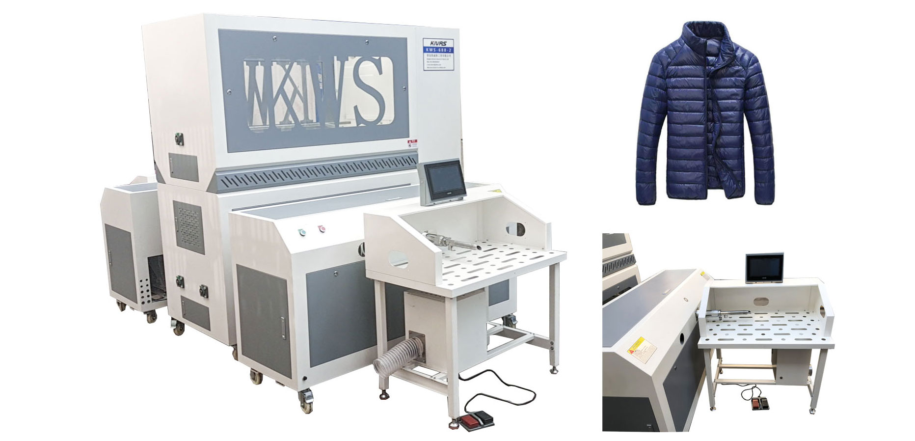 Automatic down jacket filling machine is suitable