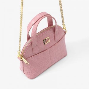 नवीनतम लक्झरी डिझायनर हँड बॅग मगर PU लेदर महिला खांद्यावरील पर्स शेल शेप लेडीज बॅग हँडबॅग