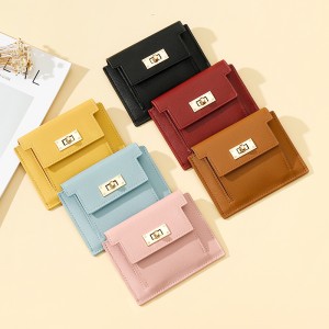 Promotional Gifts PU Leather Small Card Holder Ladies Wallets Coin Purse Mini Ladies Wallets And Purses