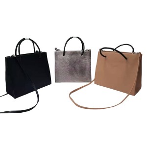 Fashion Designer Vwayaj Multipurpose Luxury Fanm Tote Bag ak pòch zip