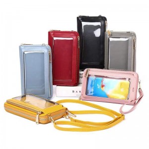 मल्टीफंक्शनल टच स्क्रीन मोबाइल फोन बॅग महिला मेसेंजर बॅग मोबाइल फोन बॅग