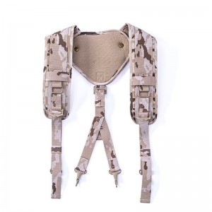 Digitale Camouflage Bracer En Belt Spaanse Army Camouflage Suspenders